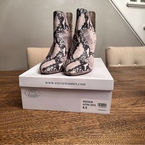 Steve Madden Rookie Natural Snake Bootie